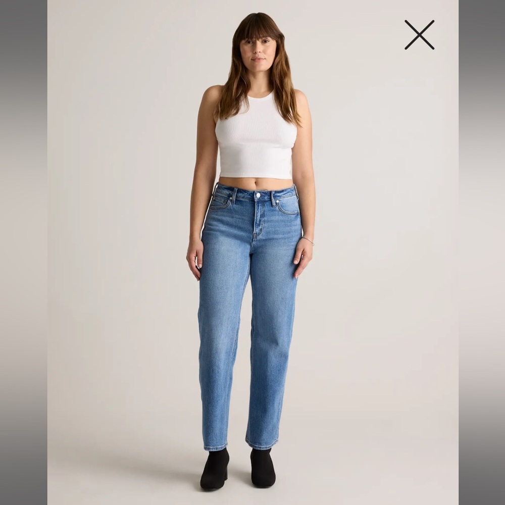 Quince Bella Stretch Relaxed Straight Jean